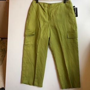 🟧Larry Levine womens cropped pants.